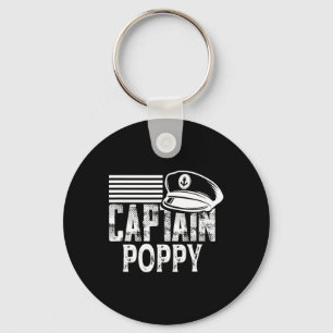 Porte-clés Capitaine Poppy - Voile Capitaine Chapeau Propriét