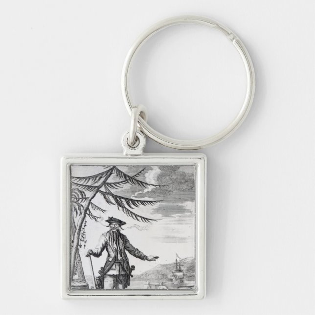 Porte-clés Capitaine Teach, généralement appelé Blackbeard (Devant)