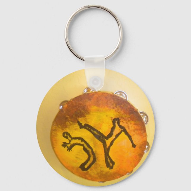 Porte-clés capoeira mon porte - clé d'amour (Recto)