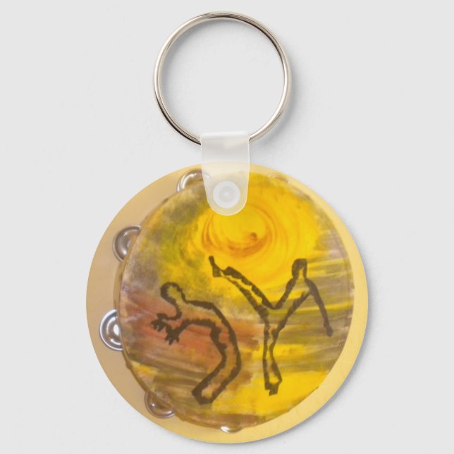 Porte-clés capoeira musique passion ax porte - clé (Recto)