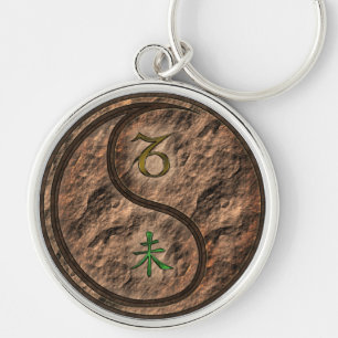 Porte-clés Capricorne et chèvre de la Terre