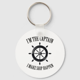 Porte-clés Captain Funny Boat Lover Dad Gift