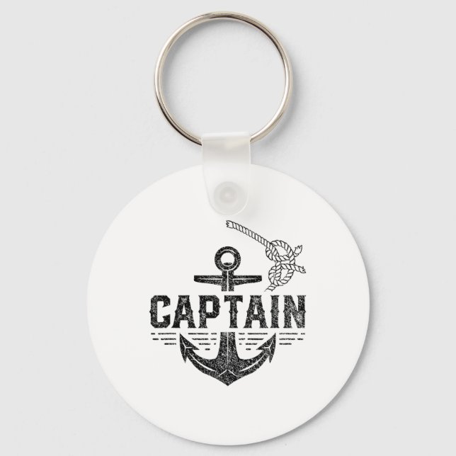 Porte-clés Captain Ship Boat Owner Skipper Lover  (Recto)