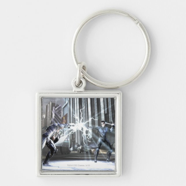 Porte-clés Capture d'écran : Cyborg vs Nightwing 4 (Devant)