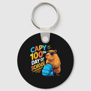 Porte-clés Capybara 100e jour d'école