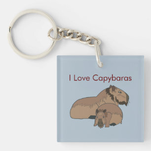 Porte-clés Capybara Shirt