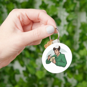 Porte-clés Card Player Keychain