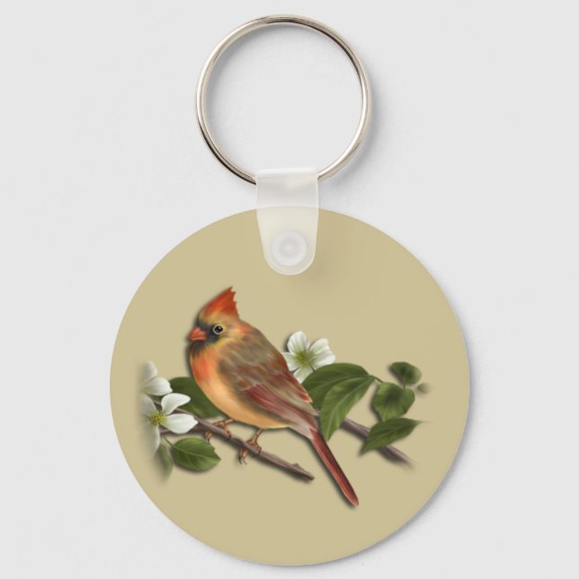 Porte-clés Cardinal féminin sur Porte - clé Dogwood (Recto)