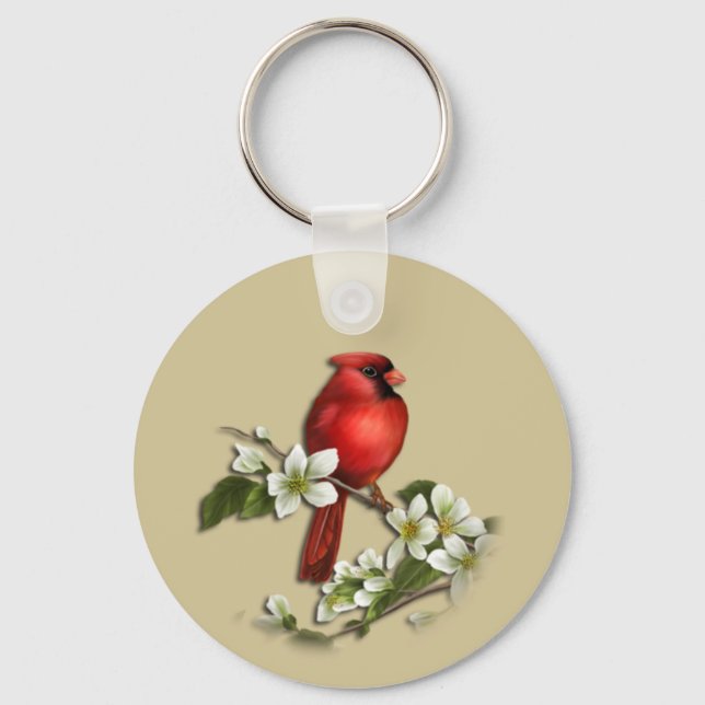 Porte-clés Cardinal masculin sur Porte - clé Dogwood (Recto)