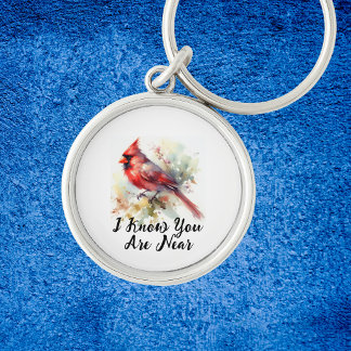 Porte-clés Cardinal Red Remembrance Personalize