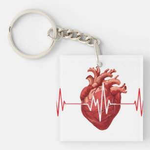 Porte-clés cardiologue médecin du cœur cardiologie Je Vous Éc