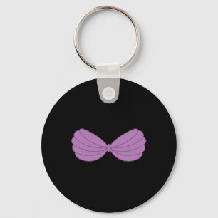 Porte-clés Caricature de la barre de coquillages mauve de sir