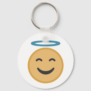 Porte-clés Caricature drôle Angel Emoji