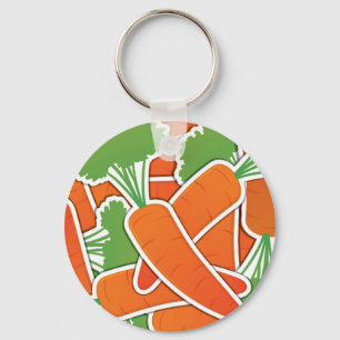 Porte-clés Carotte funky