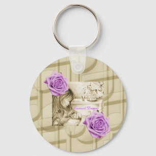 Porte-clés Carousel Dreams Musique et Rose Porte - clé de bou