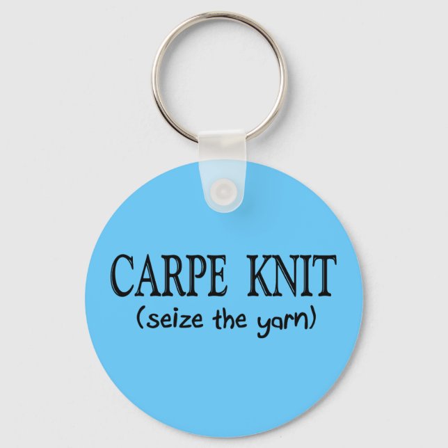 Porte-clés Carpe Knit (Saisir le fil) Knitter Cadeaux (Recto)