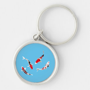 Porte-clés Carpes bariolées