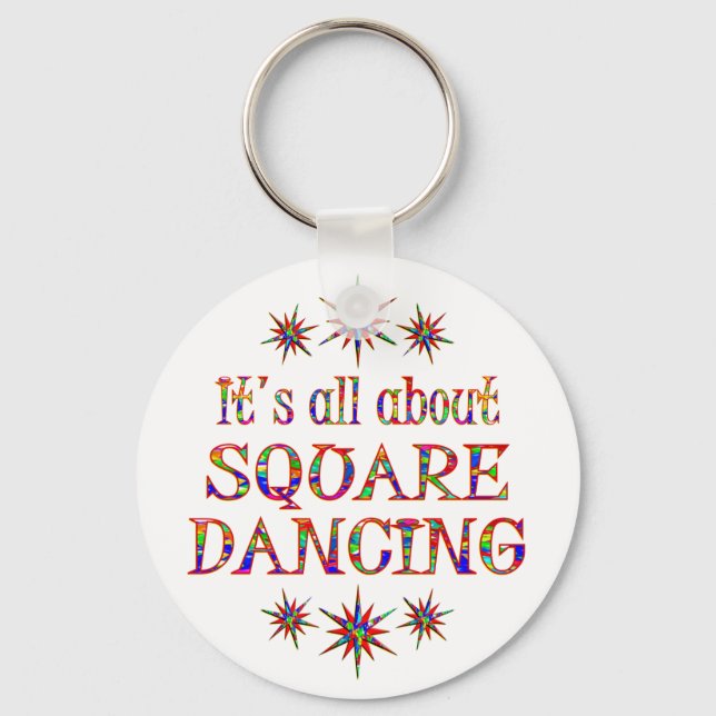 PORTE-CLÉS CARRÉ DANCING (Recto)