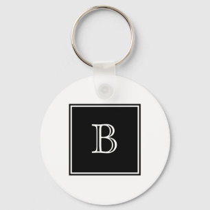 Porte-clés Carré noir Monogram Porte - clé de base