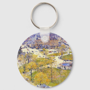 Porte-clés Carré syndical au printemps par Frederick Childe H