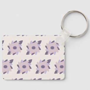 Porte-clés Carreau décoratif coloré pastel violet