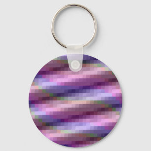 Porte-clés Carrés Abstraits en violet, rose et bleu