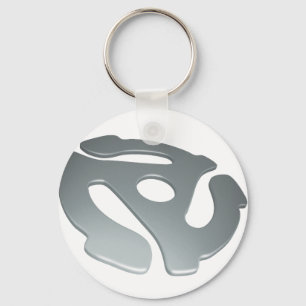 Porte-clés Carte 3D Argent 45 tr/min