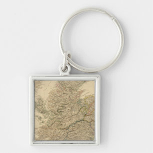 Porte-clés Carte d'Angleterre