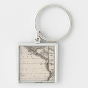 Porte-clés Carte de la Polynésie