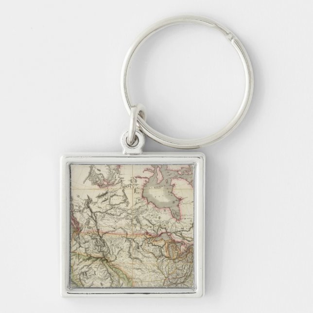 Porte-clés Carte de l'Amérique du Nord 4 (Devant)