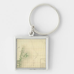 Porte-clés Carte de l'Atlas du Groenland