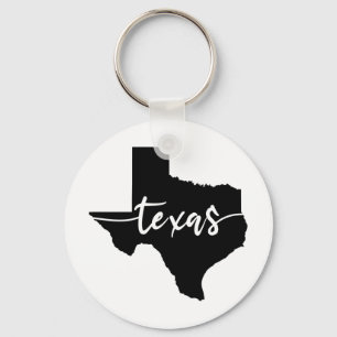 Porte-clés Carte de l'état du Texas USA
