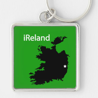 Porte-clés carte de l'Irlande