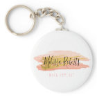 carte de visite styliste tendance or et rose cheve