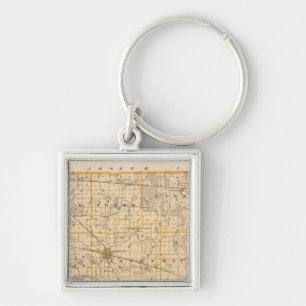 Porte-clés Carte du comté de Marshall