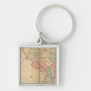 Porte-clés Carte du Martenet du Maryland, Atlas Edition