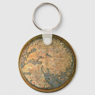 Porte-clés Carte du monde de Fra Mauro