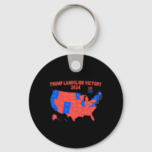 Porte-clés Carte électorale 2024 Trump 312 Trump Landslide