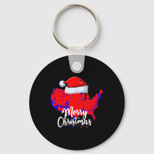 Porte-clés Carte électorale Trump Joyeux Noël Père Noël H