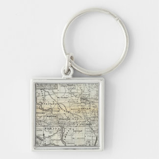 Porte-clés Carte exacte du Dakota