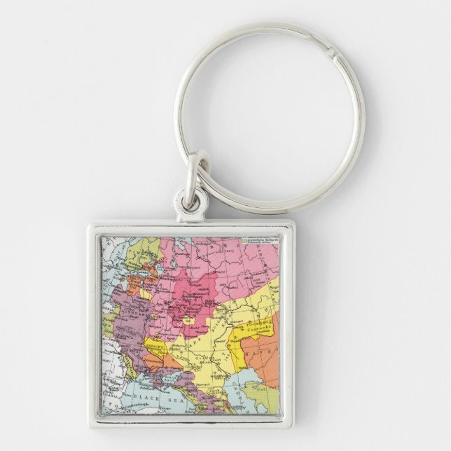 PORTE-CLÉS CARTE : EXPANSION DE LA RUSSIE (Devant)