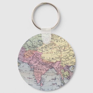 Porte-clés Carte politique Asie