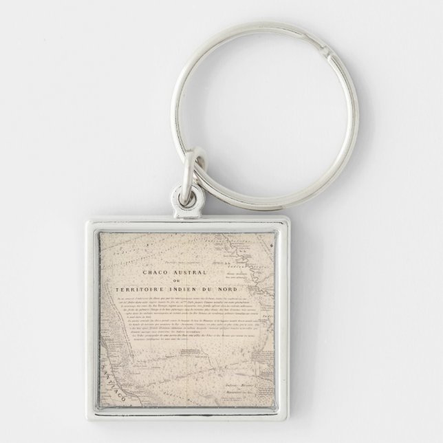 Porte-clés Carte, Province de Santiago del Estero (Devant)