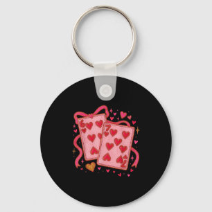 Porte-clés Cartes à jouer Hugvyn Saint-Valentin 6 7 Coquette