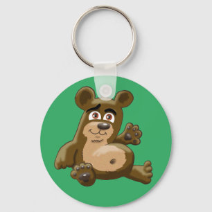 Porte-clés Cartoon convivial Teddy Bear