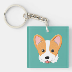 Porte-clés Cartoon Corgi