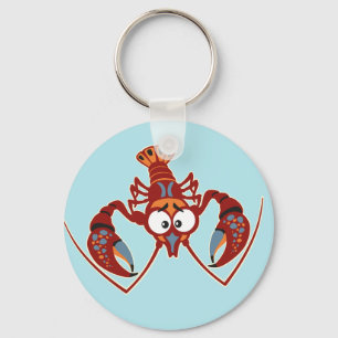 Porte-clés cartoon crayfish