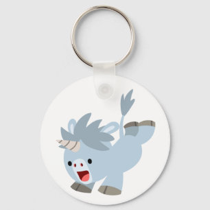Porte-clés Cartoon Mischievous mignon bébé Unicorn Porte - cl