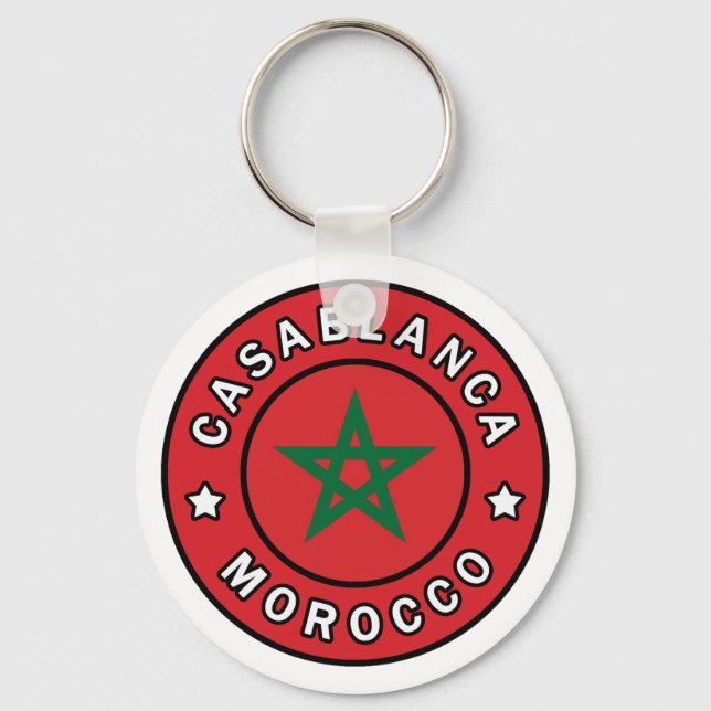Porte-clés Casablanca Maroc (Recto)