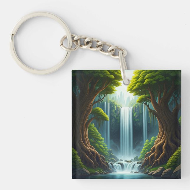Porte-clés Cascade des forêts (Devant)